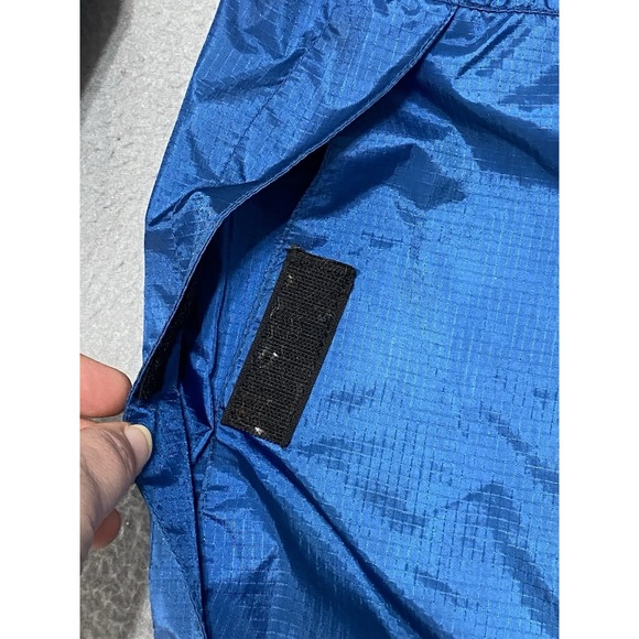 Womens Vintage 1990s REI Outdoor Sky Blue Gore Tex Windbreaker Jacket size 12 - Picture 9 of 11